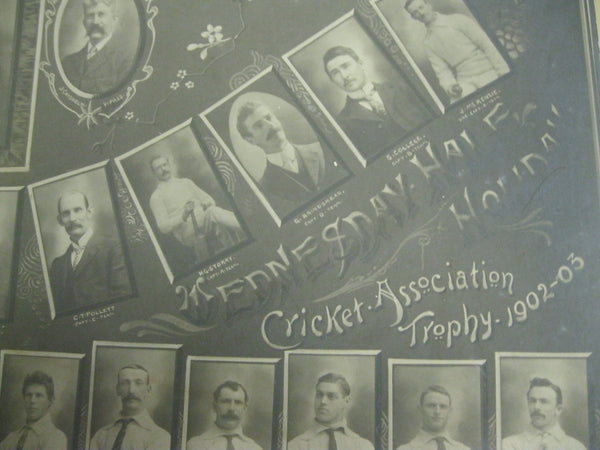 1902-1903 Large Geelong Cricketing Photos