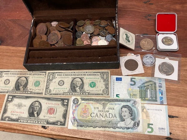 Jewelry Box of Coins