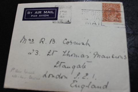 1938 - 1st All Air Mail Service to England Cover