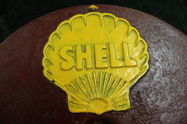 Shell Service Station Cast Iron Tank Cover
