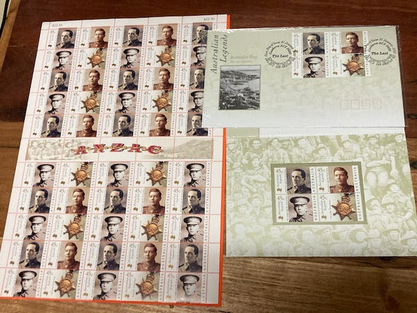2000 - Australian Legends Stamp Lot
