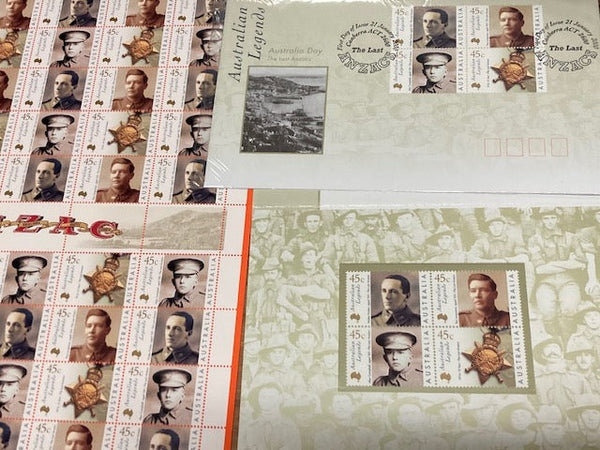 2000 - Australian Legends Stamp Lot