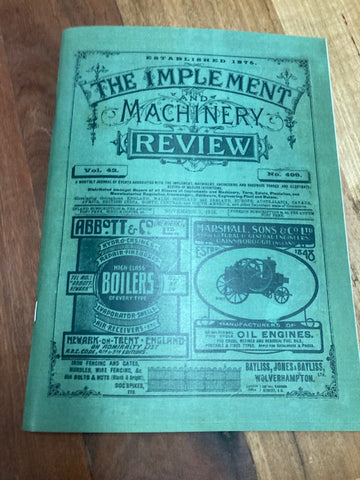 1916 - The Implement and Machinery Review