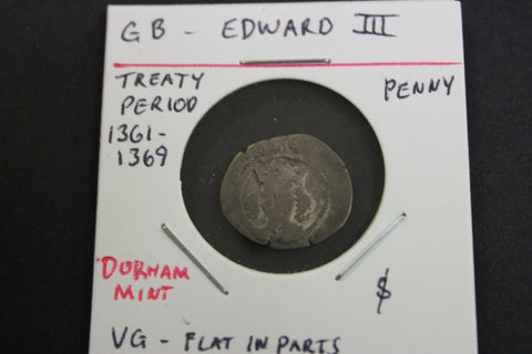 GB - Edward 111  Silver Penny 1361-1369