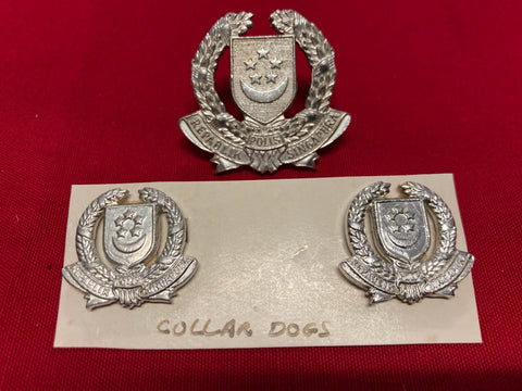 Singapore Police Cap & Collar Pair