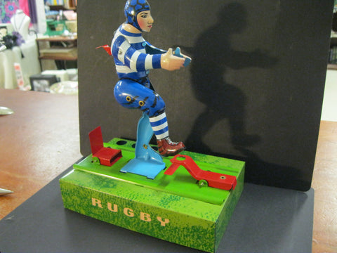 Tin Plate Rugby Player