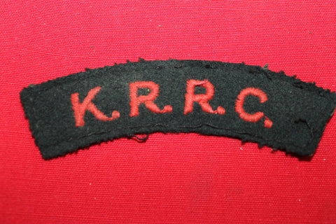 WW2 - King's Royal Rifle Corps Shoulder Title