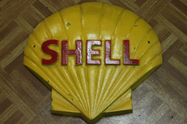 Large Cast Iron " Shell " Wall Plaque