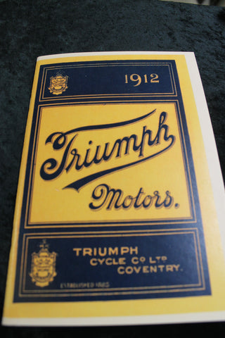1912 - Triumph Motors Booklet