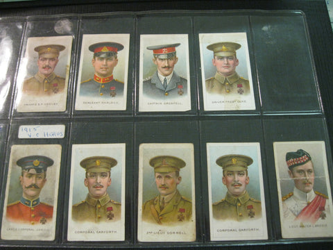 1915 - VC Cigarette Cards.