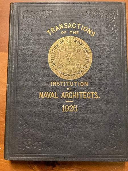 1926 - Naval Architects