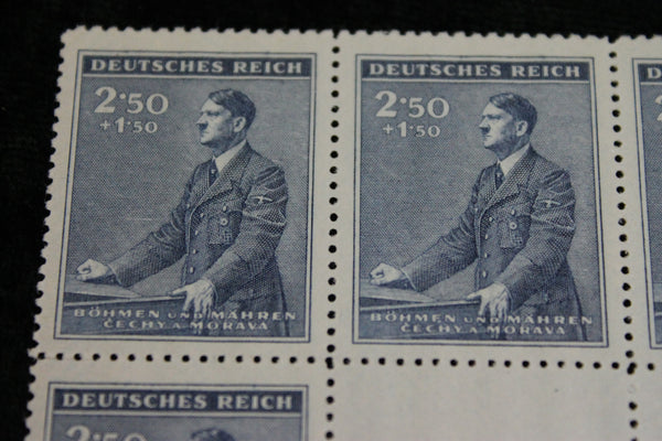 1942 - German Occupation Stamp Block
