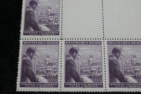 1942 - German Occupation Stamp Block