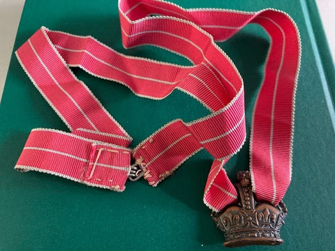 OBE Neck Ribbon & Crown