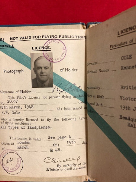 1948 - Pilot's Licence