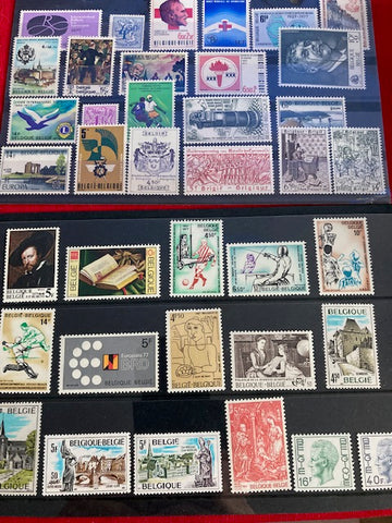 Belgium 1977 Stamp Set