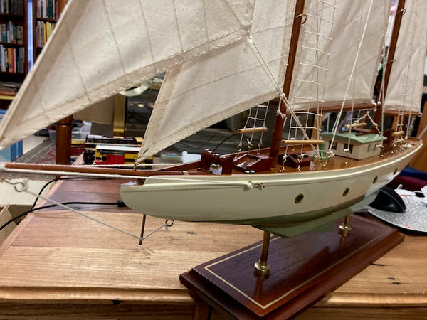 Wooden Yacht Model