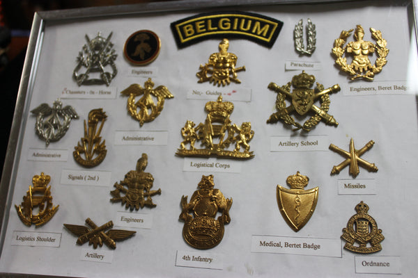 Belgium Military Badge Collection .