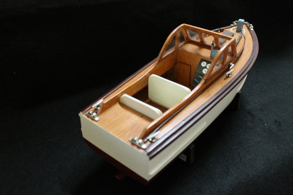 Wooden Speedboat Model