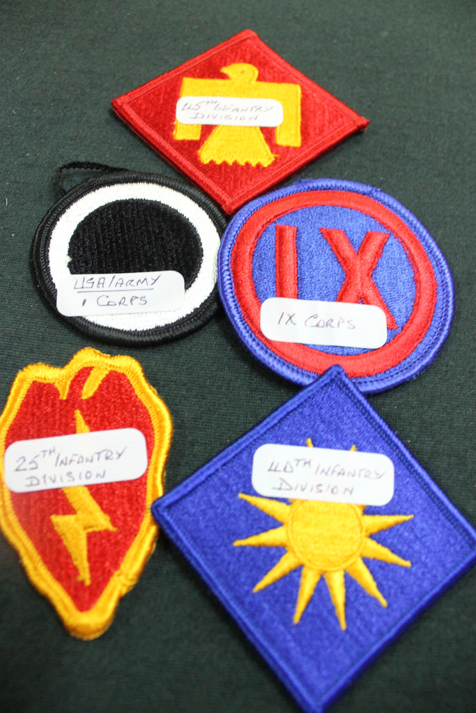 US Army Unit Patches 