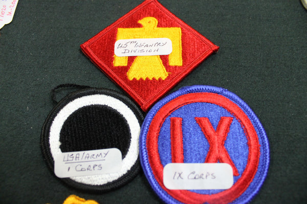 US Airforce / Army Unit Patches as Used in Korea War