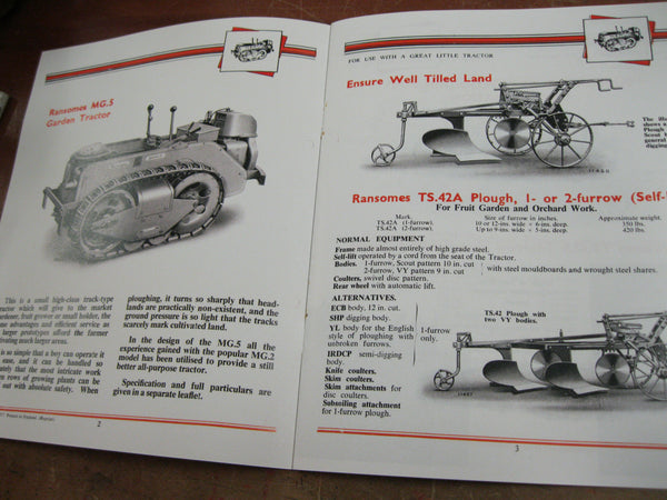 Ransome's Tractor Catalogue