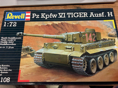 Revell - 1:72 Pz Kpfw V1 Tiger Tank Model Kit