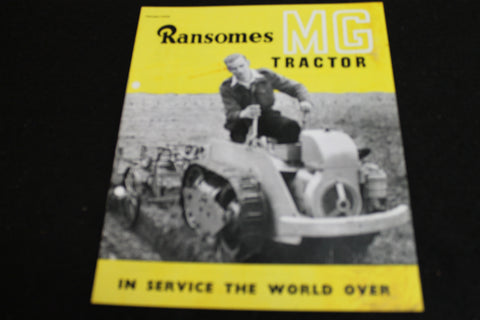 Ransomes MG Tractor Pamphlet