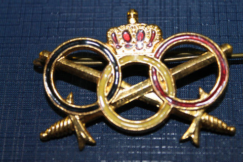 Belgium Military Sports Brevet Badge