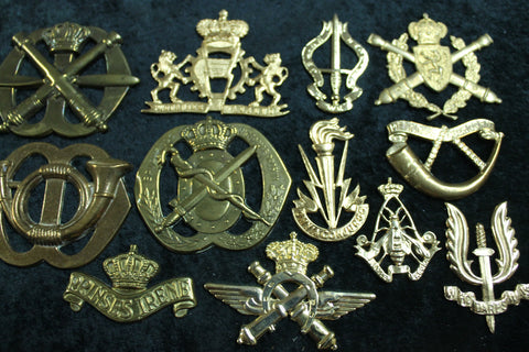 Belgium Military Badge Lot