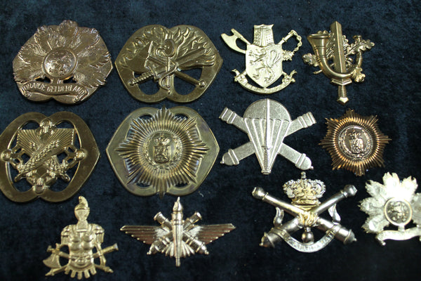 Belgium Military Badge Lot