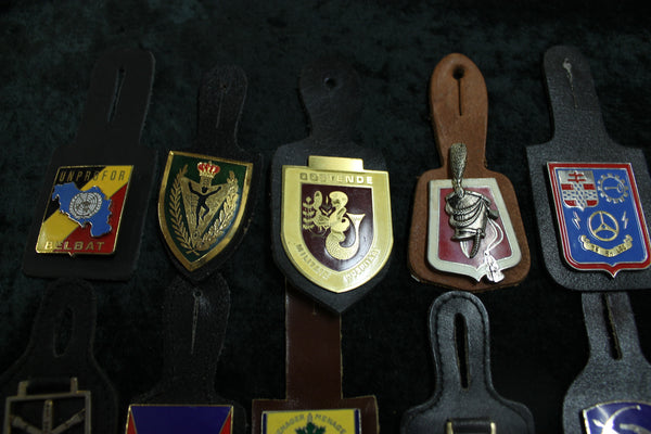 20 - Belgium Military Pocket Hanger Badges