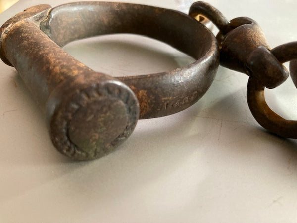 1875-1900 - English Darby Style Hand Cuffs