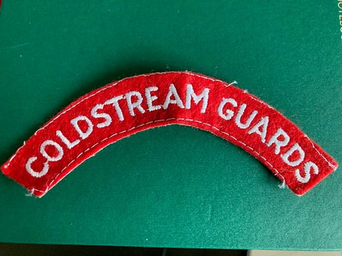 Coldstream Guards Shoulder Title