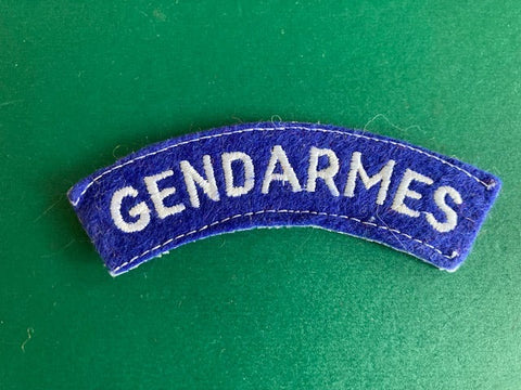Gendarmes Shoulder Title