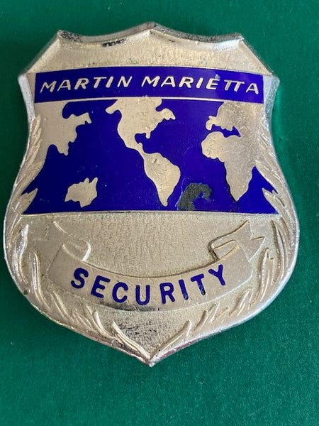 Large - Martin Marietta { Aerospace & Electronics } Security Badge