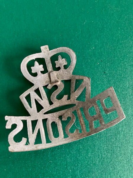 Scarce - NSW Prisons Cap Badge