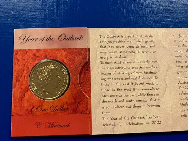 2002 - Year of the Outback One Dollar Coin