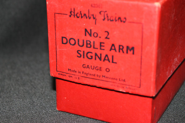 Hornby "O" Gauge Double Arm Signal