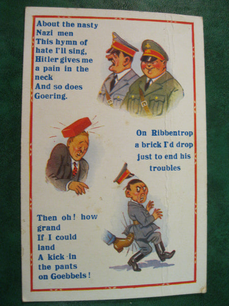 WW2 - Comical Postcard