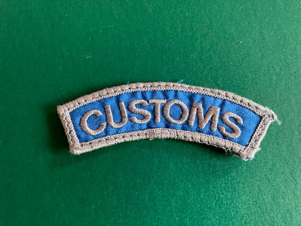 Australian Customs Shoulder Title