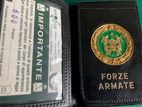 Italian Army Style Wallet Badge