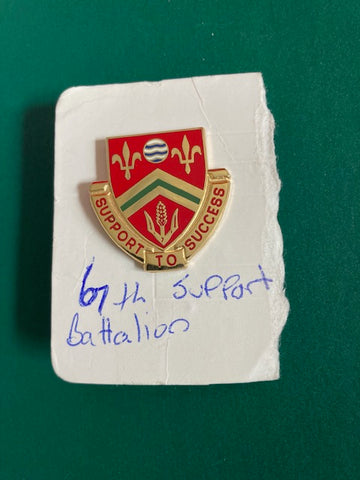 US - 671st Support Battalion Cap Badge