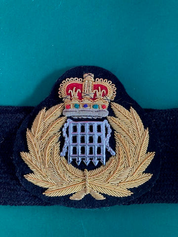 UK - HM Customs & Excise Officer's Bullion Cap Badge