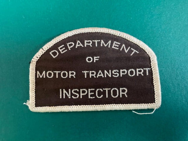 Department of Motor Transport Inspector Patch