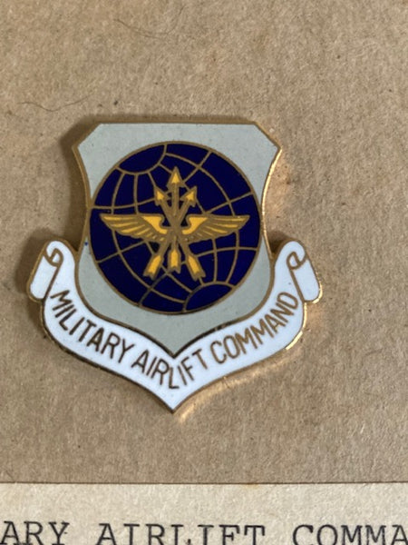US - Military Airlift Command Enamel Badge