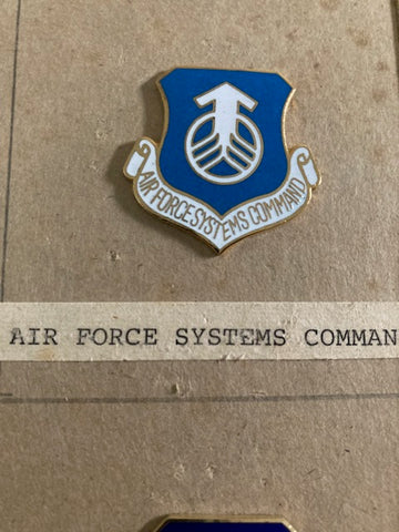 US - Air Force Systems Command Enamel Badge