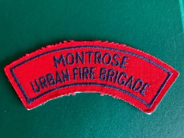 Montrose Urban Fire Brigade Shoulder Title