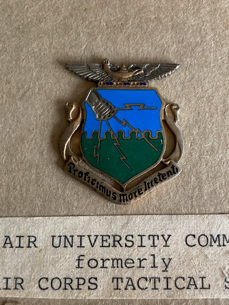 US - Air University Command Enamel Badge