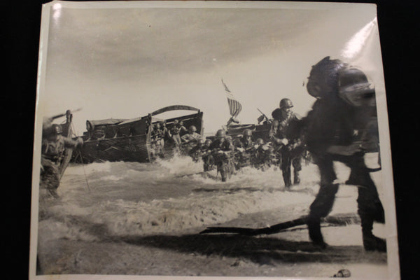US Signal Corps Island Landing Photo